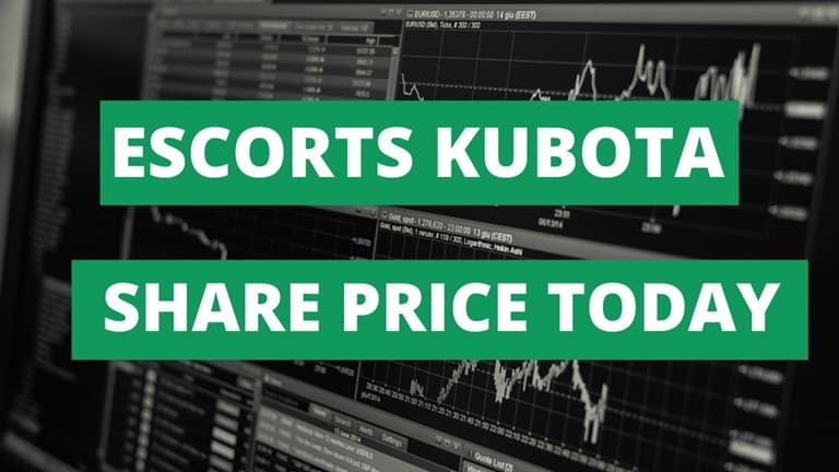 Escorts Kubota Share Price Today