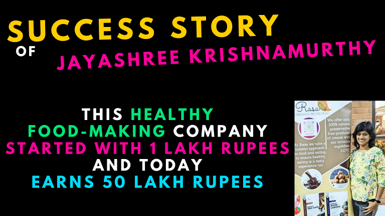 Success Story of Jayashree Krishnamurthy