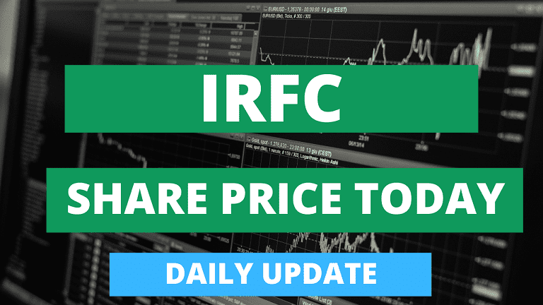 irfc share price today