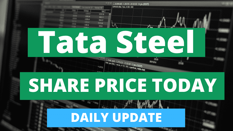 tata steel share price today