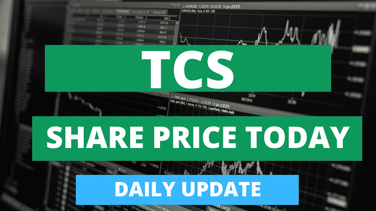 tcs share price today